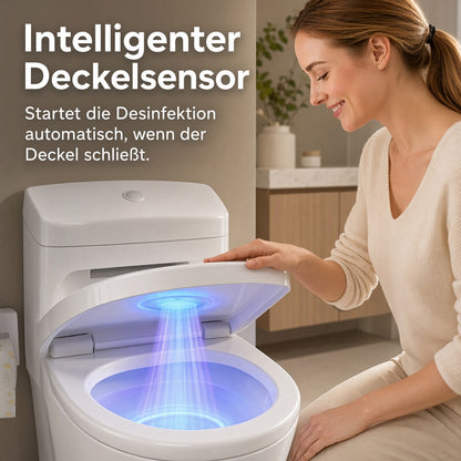 🚽✨Intelligente UVC-Toilettensterilisationslampe🦠 UVC-Technologie · 🤖 Intelligenter Sensor · 🔋 USB-C